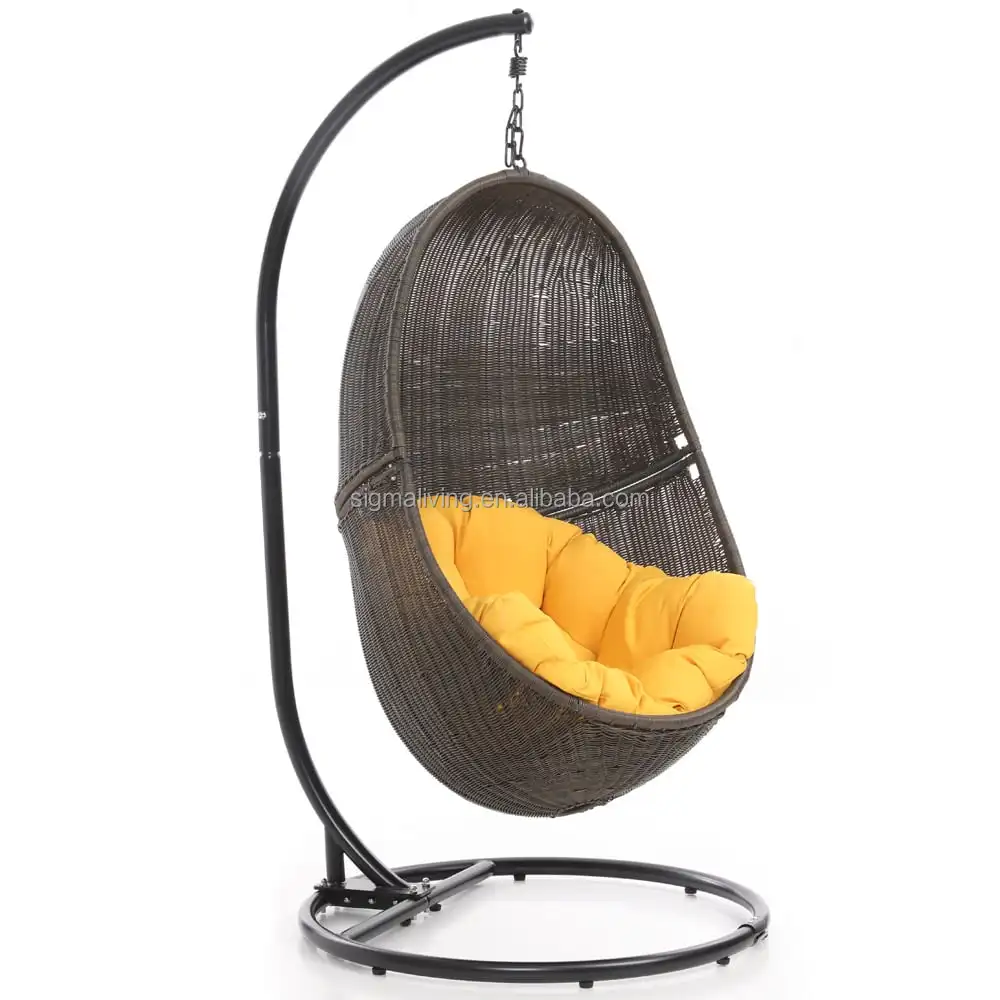 Rattan Garden Sets Outdoor Egg Hanging Chair Furniture Garden Rattan Swing Chair
