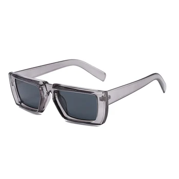 HW 9376 Square Thick Frame Sunglasses Luxury Fashion Custom Retro Sun glasses Shades in stock fashion PC sunglasses 2023