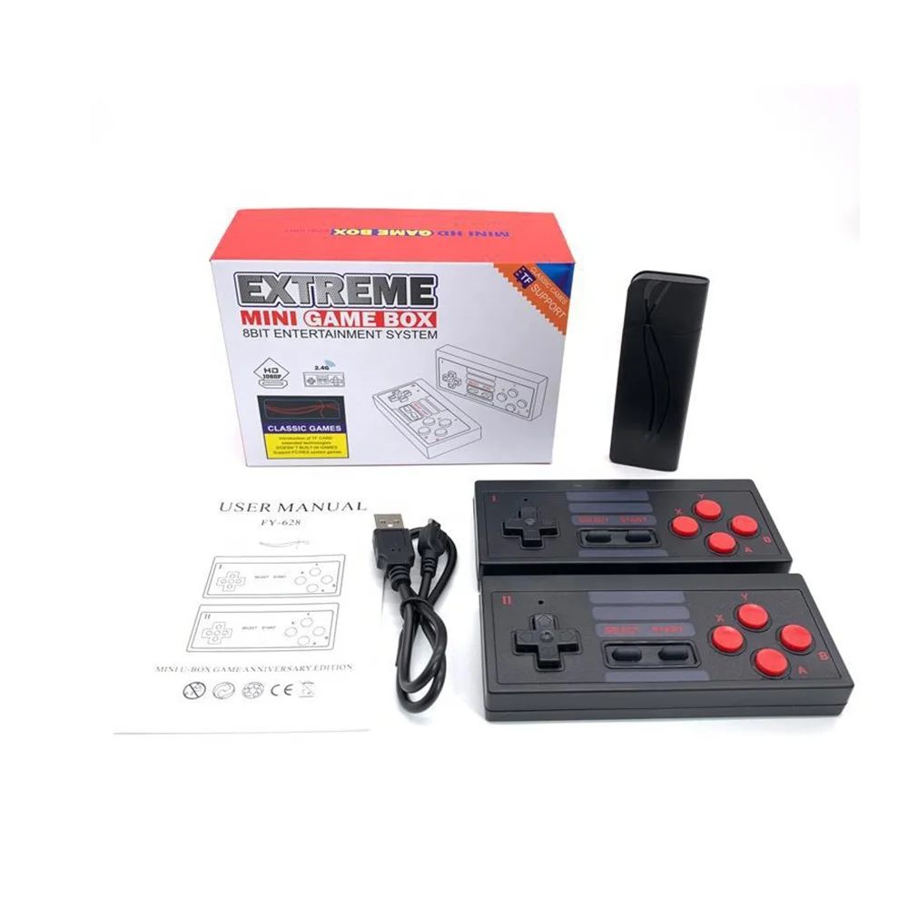 Factory Wholesale Video Game Consoles From China 8 Bit Wireless Tv Output Retro Classic 4k Hd With Usb Charge Buy 8 Bit Wireless Consoles Video Game Built In 628 Game 628 In