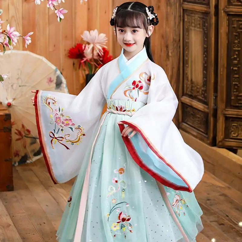 Children Tang Suit Chinese Traditional Garments Costume For Boy Girl Party Dress 