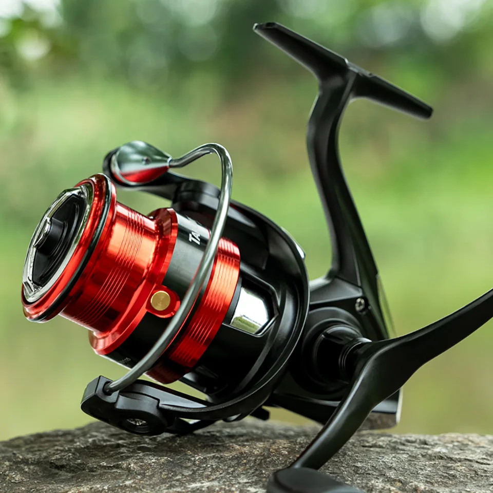 LINNHUE Fishing Reel LR1500 2500 1000-4000 Spinning Reel Deep Shallow Metal  Single Double Grip Carp Lure Reel Fishing Accessory