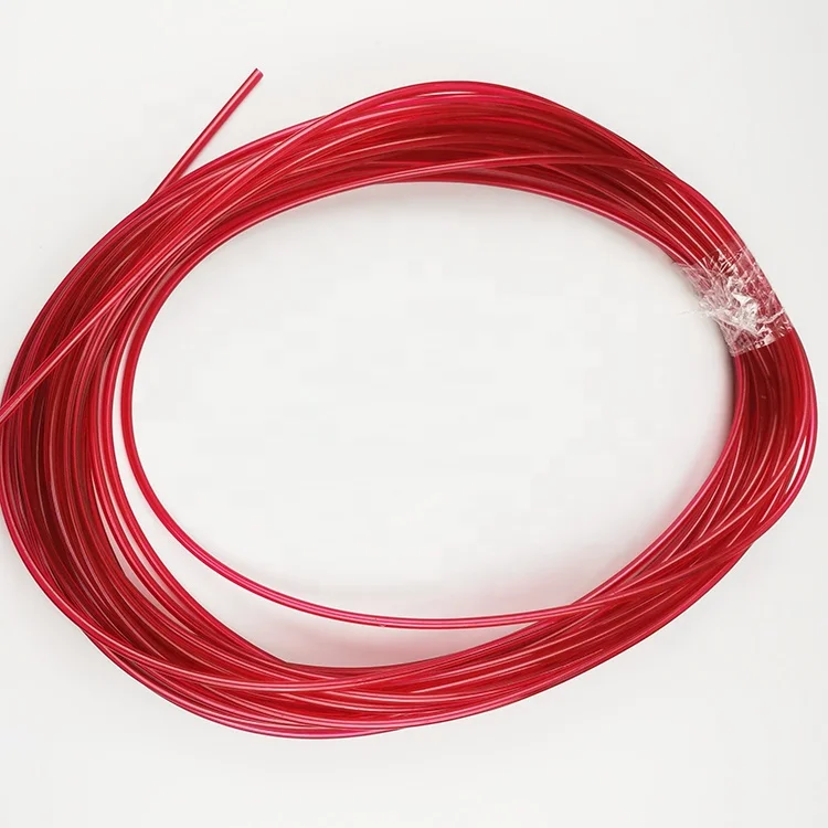 Small Diameter Colored Hollow Cord 3mm 4mm 5mm Thick Transparent PVC TPU Plastic Pipe Hose for Shoes Flexible and Soft