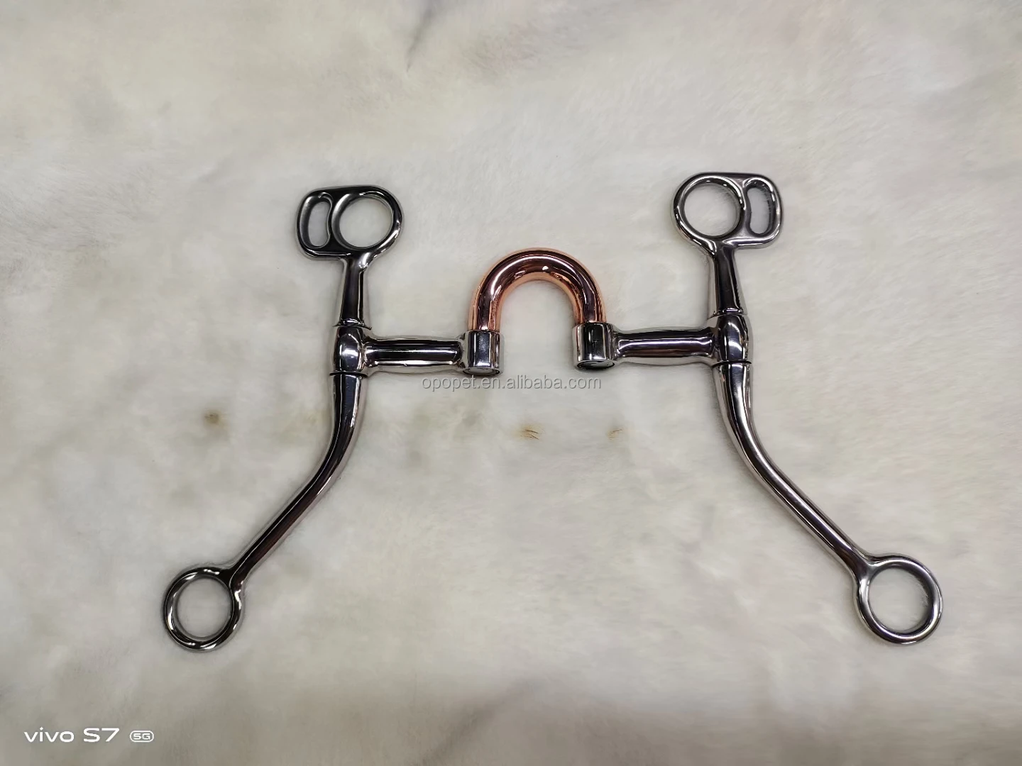 Horshi Half Cheek Mullen Snaffle Horse Bit Half Spoon Snaffle Bit With