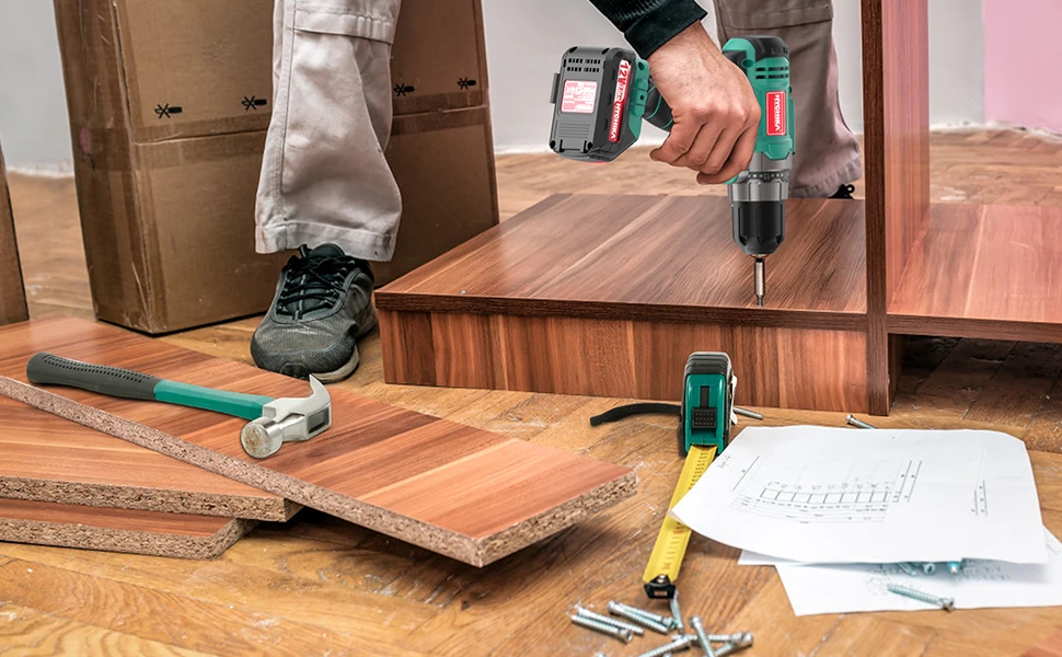 Hychika Oem Car Repair Household Cordles Electrical Power Tool Box Hand