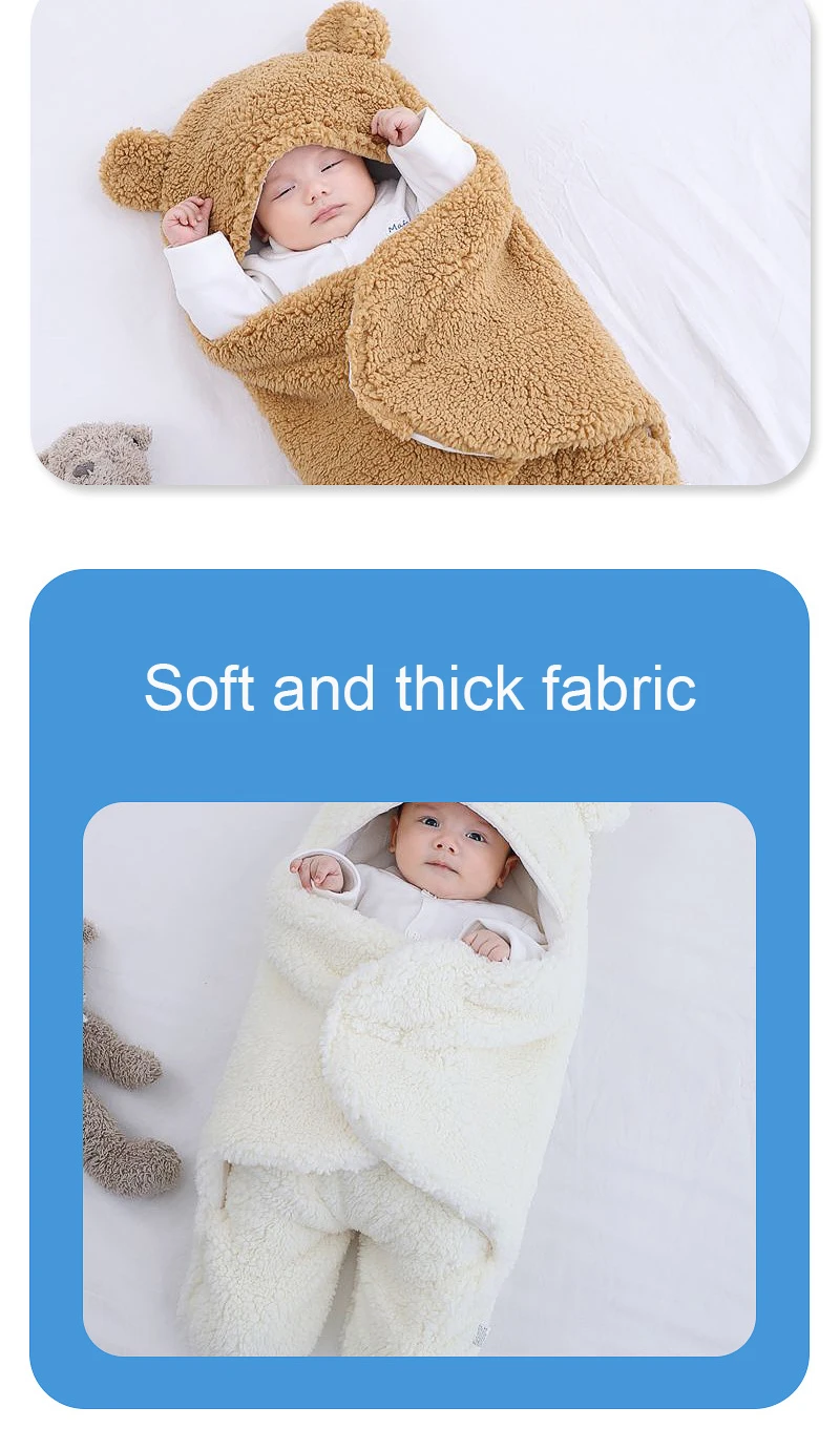 Newborn Baby Sleepsack Bag Jump Swaddling Newborn Baby Blanket Soft
