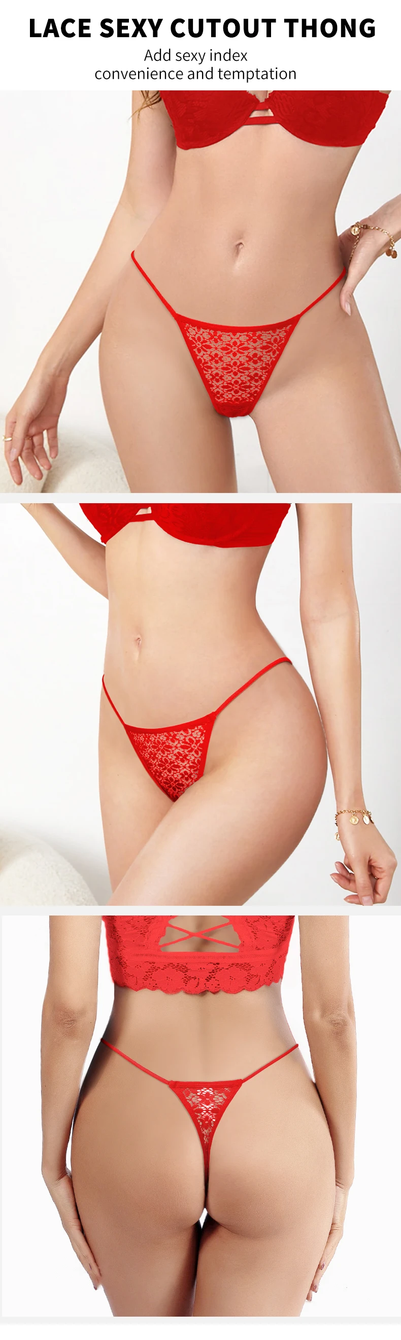 Customizable Thong Woman Underwear Thong Pants Panty Lady Panties