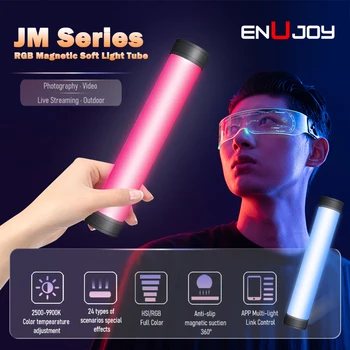Enujoy RGB Magnetic Soft Light Tube 2500-9900K Color Temepearature APP Multi-light Link Control Multi - Lamp Linkage detail image