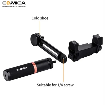 Comica CVM-R3 Smartphone Video Rig Hand Grip Handle Stabilizer Kit Compatible With Microphone for IPhone/Samsung/Huawei detail image