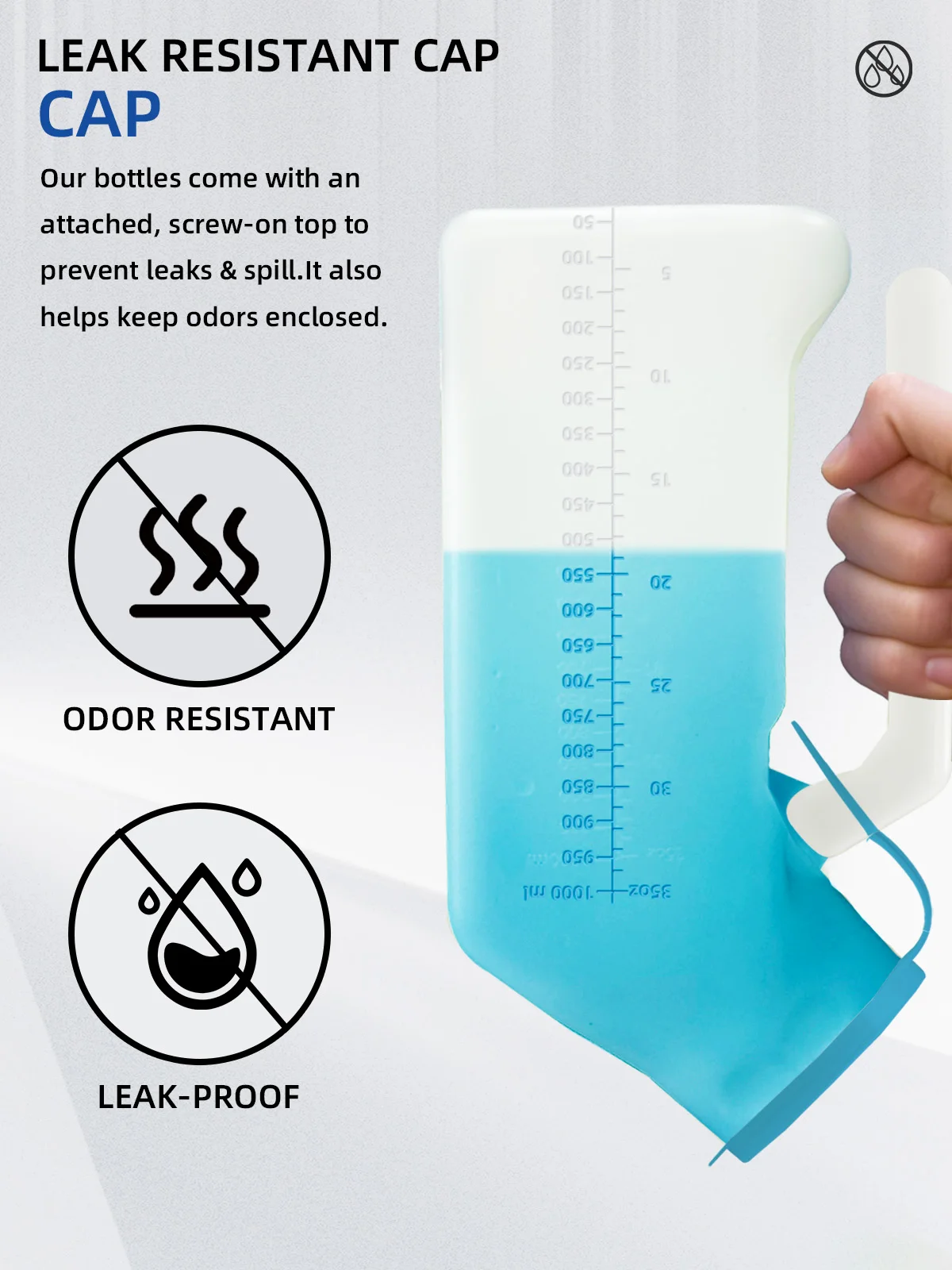Wholesale Simple Eco-Friendly Male Portable Home Care Urinal Chamber P - product detail 4