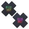 Black cross colorful FM