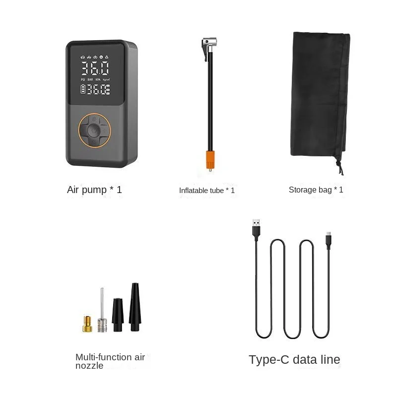 150Psi Wireless Mini Electric Air Pump Portable Tire Inflators 19mm Car Air Compressor 4000mAh With LED Digital Display - view 6