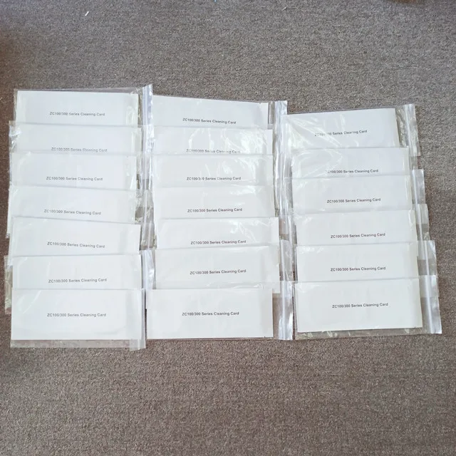 Printhead Cleaning Card 105999311 For Zebra Zc100 Zc300 Pvc Card