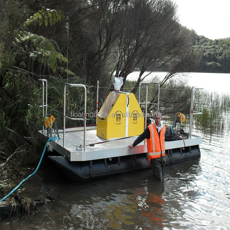 Easy Installation DIY Modular Floating Pontoon House Boat Pontoon
