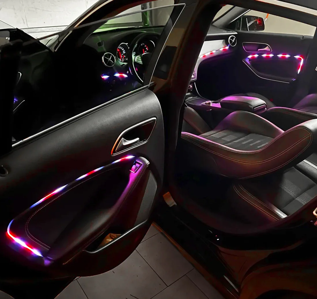213 Colors Symphony Premium Chasing Ambient Light Kit Strip Car ...