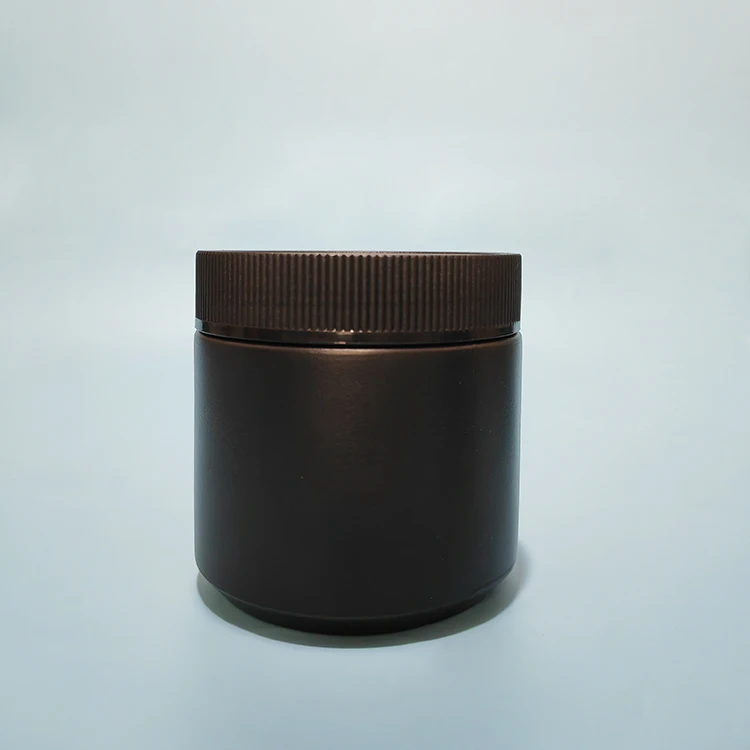 High Quality Reusable Pet Screen Printed Plastic Milk Protein Powder Container With Screw Cap