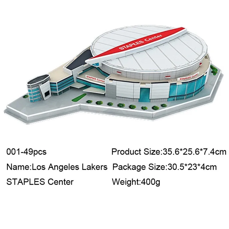 New Arrival Educational Stadium Model Toy DIY Assemble Model Toy 3D Paper Puzzle