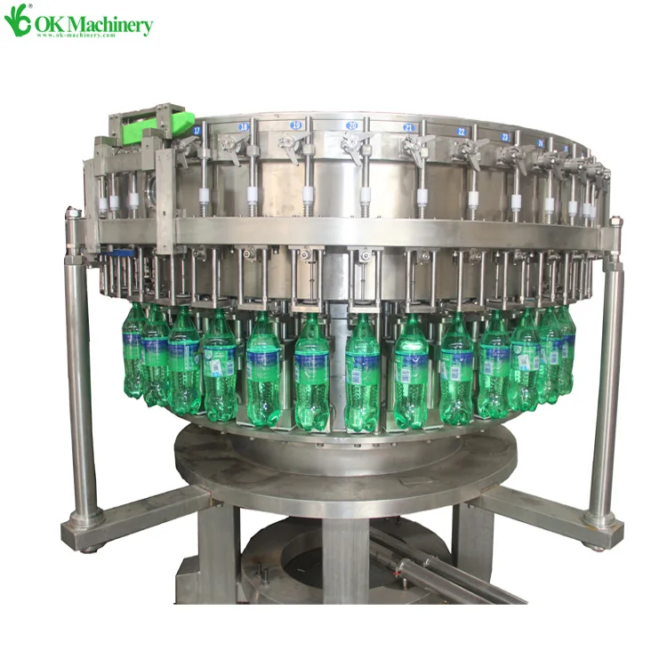 BKBK001 Filling Machine Parts Full Automatic Sparking Water Soft Drinks Beverage Carbonated Drink Filling Machine