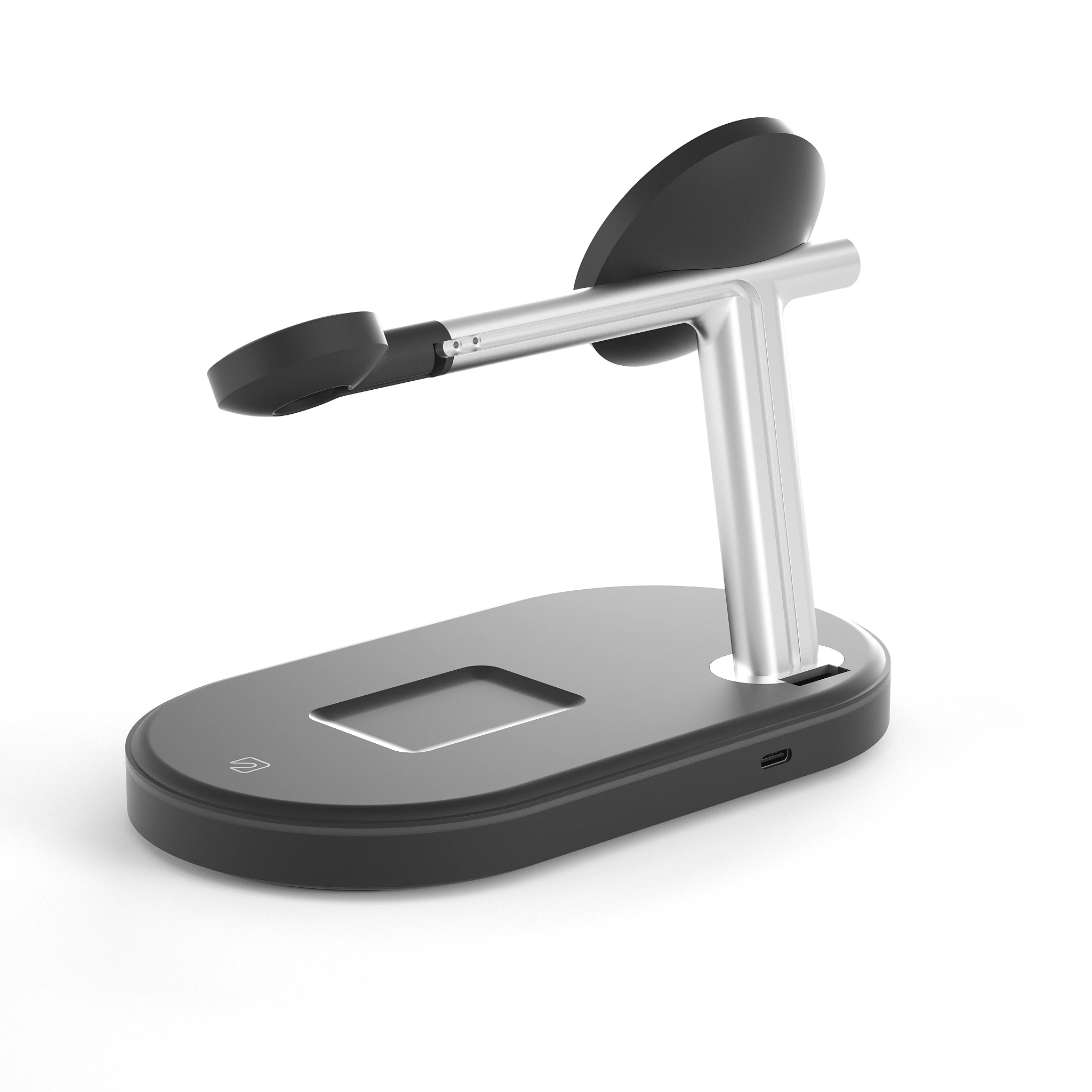 
 Быстрая Qi Магнитная настольная подставка-органайзер для смартфона беспроводная зарядная станция Док-станция зарядная подставка 3 в 1 Беспроводное зарядное устройство для iPhone  