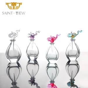 Boutique Decoration Modern Handicrafts Luxury Perfume Empty Cylinder Bottle by Artist Design