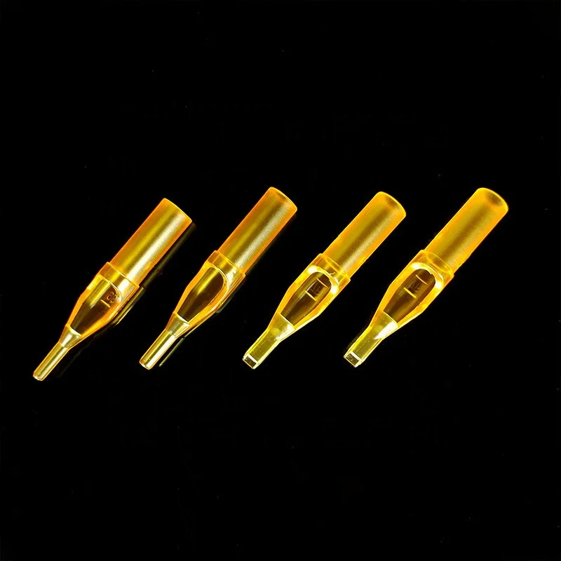 YABA High Capacity Customize Tattoo Gold Shark  Tattoo Disposable Plastic Tips