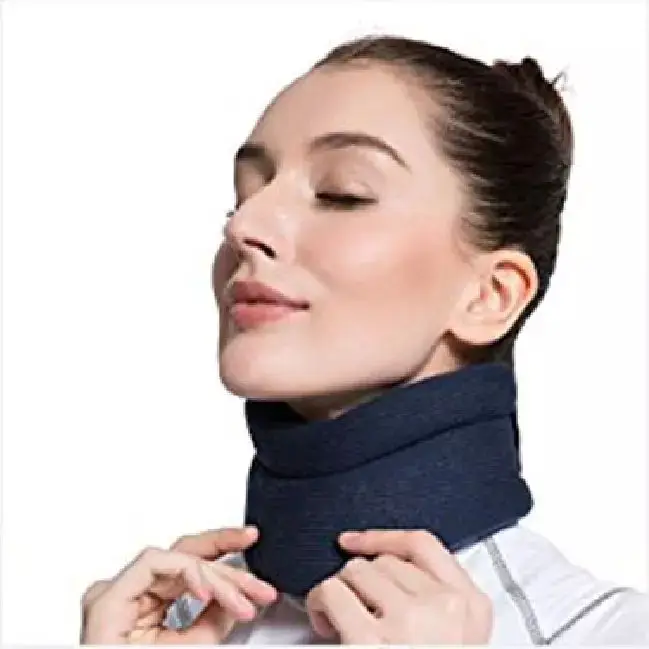 TJ-NM010  V-shape Soft Adult Foam Cervical Collar  Neck Brace for Correcting Neck Posture