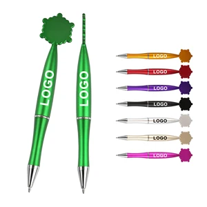 Popular Promotion Ball Pen with Custom Logo Cheap Carton Shape Cute Plastic for Kids