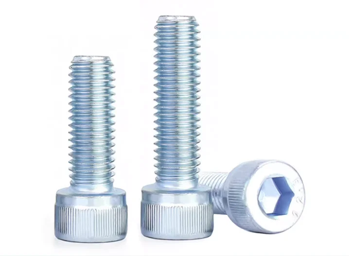 product exclusive offer din912 zinc plated socket head hex allen screws iso standard stainless steel bolts m3 to m8 thread-63