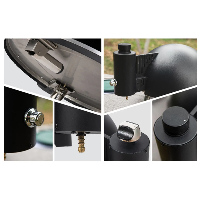 Оптовая продажа высокое качество уличная газовая горелка для сада вечеринки высокая температура камень барбекю портативная мини-горелка коммерческая круглая печь