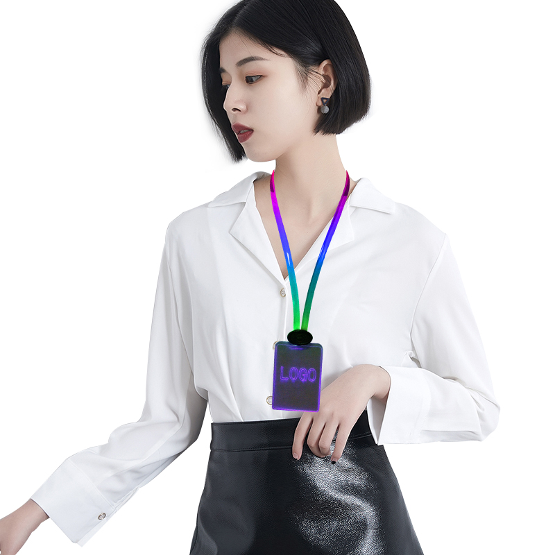 
 Фабричный оптовый Пользовательский логотип светодиодный мигающий ремешок для выставки  