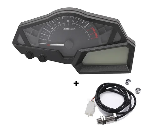 カワサキ Ninja 300 用新型オートバイ デジタル スピードメーター 12V