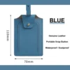 Etiqueta de equipaje azul 1