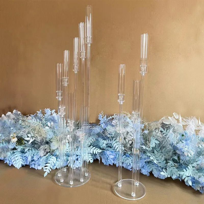 Clear Acrylic Candle Holder Wedding Candelabra Centerpieces Acrylic Candle Holders Party Wedding