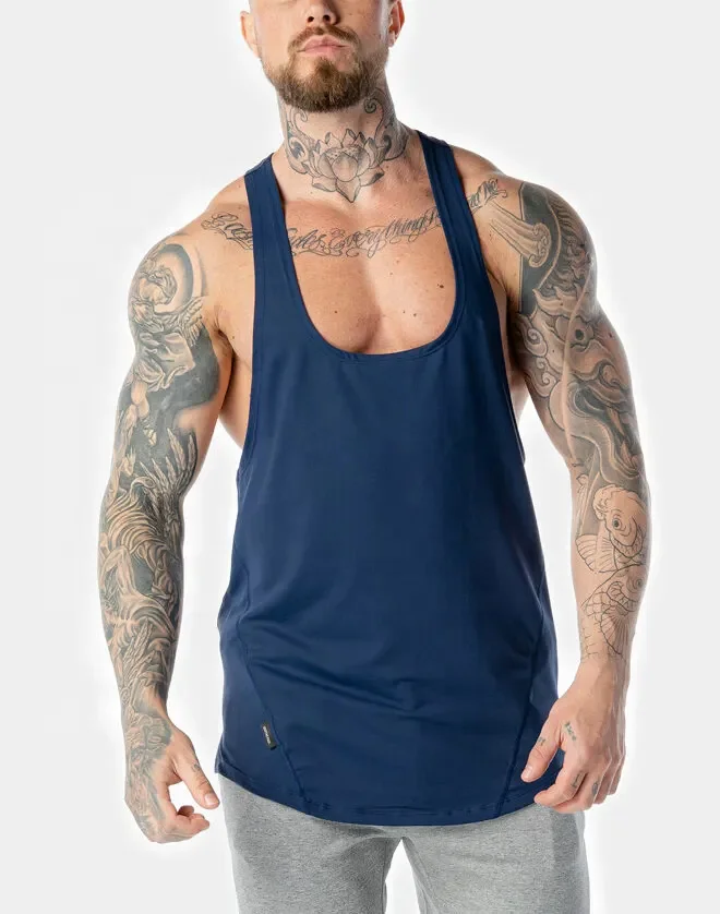JL0131A Wholesale Sleeveless Tank Top Vest Mens Sports Singlet Gym Quick Dry Y-Back Muscle Tank Top for Men