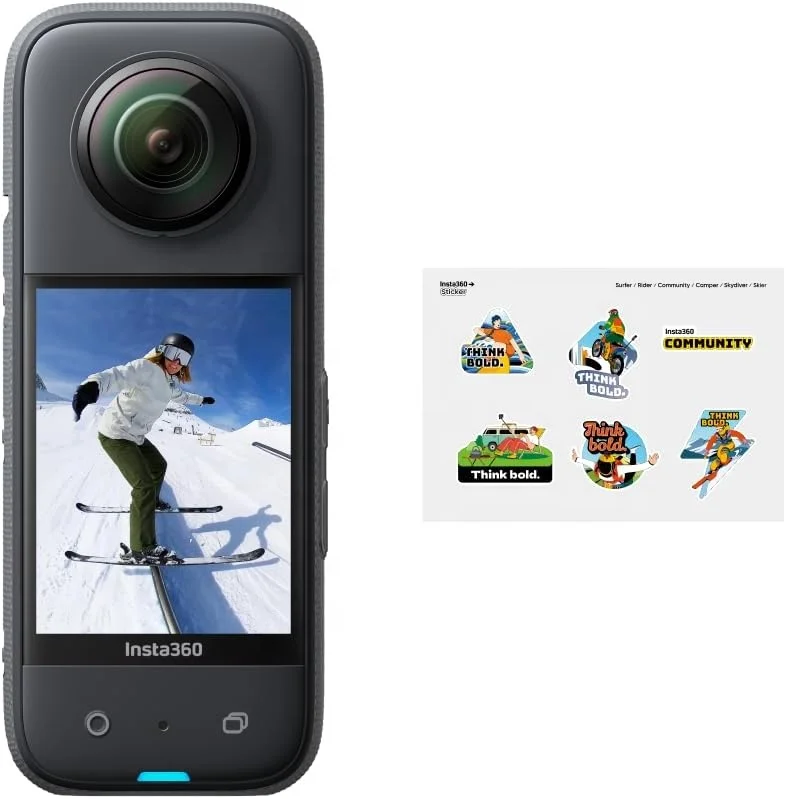 Insta360 X3 Waterproof 360 Action Camera with WIFI & Anti-Shake