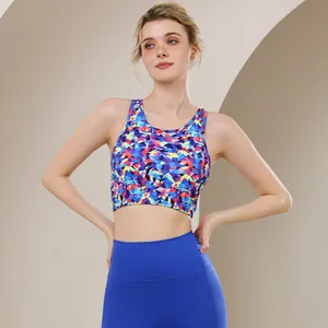 High Impact Sports Bra for Women, Shockproof Running Workout Vest, Wearable Fitness Top with Side Support