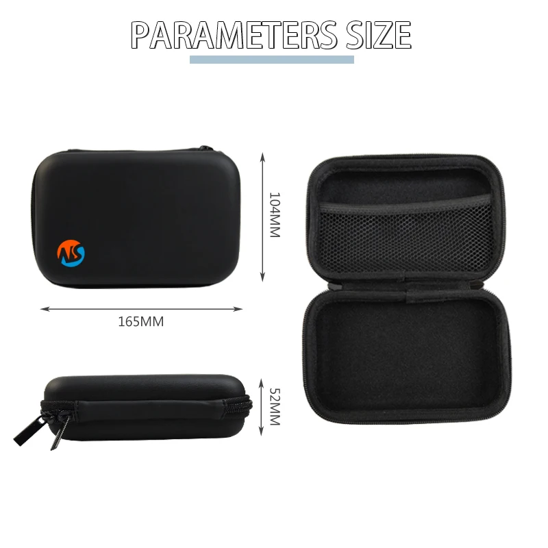 Wholesale Black EVA Case Protective Digital Carry Case Travel Electronic Gadgets Bag Mini Storage Bag factory