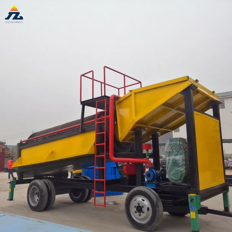 Best Price Government and Private Projects Gold Wash Plant with Sluice Gold Extraction Gold Trommel Machine