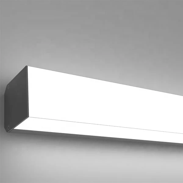 New Product Three Sides Illumination with Acrylic Lens Custom Design Direct LED Linear Pendant Light