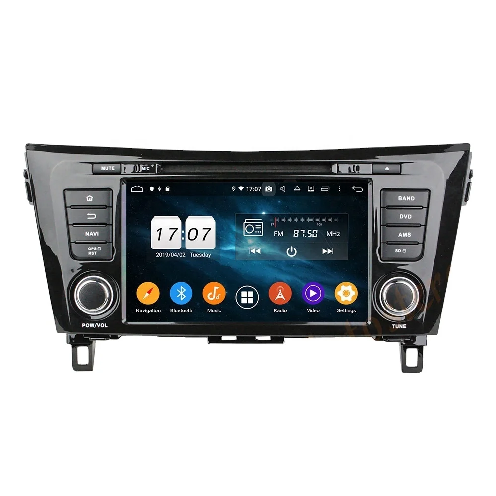 Android 10 128G Screen PX6 DSP for Nissan X-trail XTrail T32 Qashqai J11 Car DVD Player GPS Multimedia Player Radio Audio Stereo