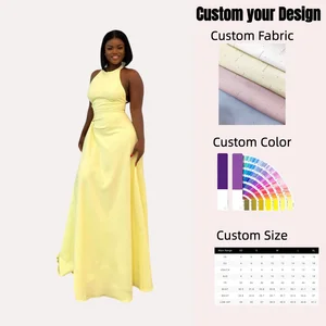 2026 Spring New Fashion Europe United States Cross-Border Women's High Waist Slim Dress Sling Casual Floor-Length