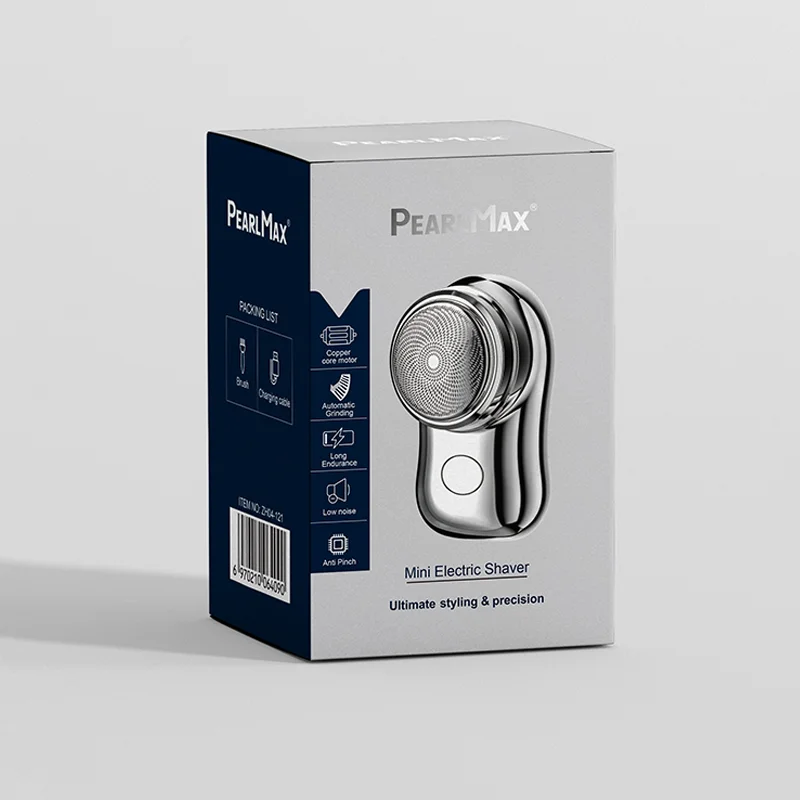 Pearl Max Upgrade Electric Razor for Mini Shave Portable Electric Shaver Pocket Size Portable Outdoor Smart Battery Tool