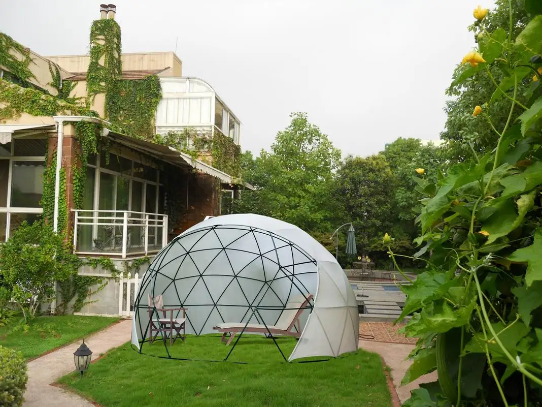 2020 New Design PVC Winter  Mesh Summer Cover Geodesic Dome Tent  Igloo Garden Greenhouse Camping
