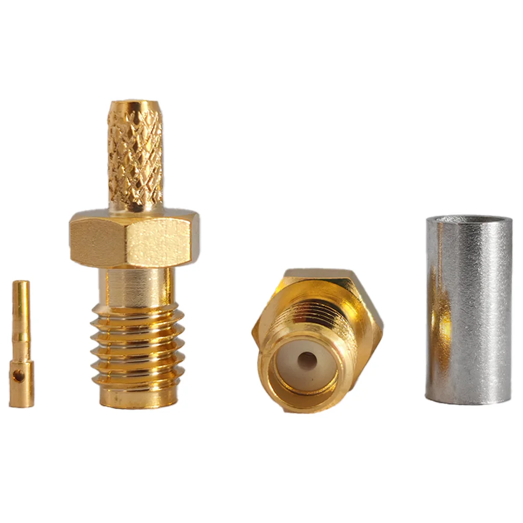 Factory Supply SSMA-C-K1.5 Coaxial Connector RF Female SSMA Connector Crimp RG174 RG316 Cable