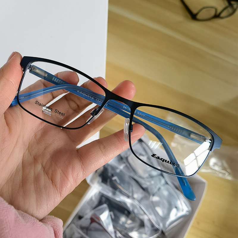 Wholesale Ready Stock Mixed Cheap Eyeglasses Frames Metal Stainless Optical Frame Women Men