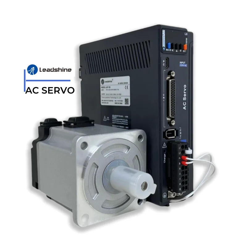 Leadshine Original 750W AC Servo Motor Drive Kit with 23-Bit Absolute Value  Encoder 750W Servo Motor Kit