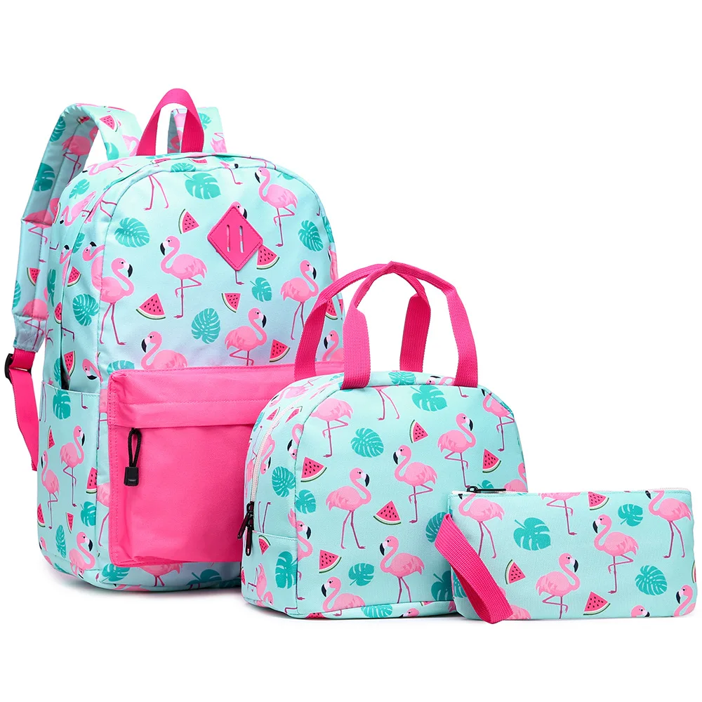 3 pcs/set Children School Bags For Girls Kids School Backpcaks