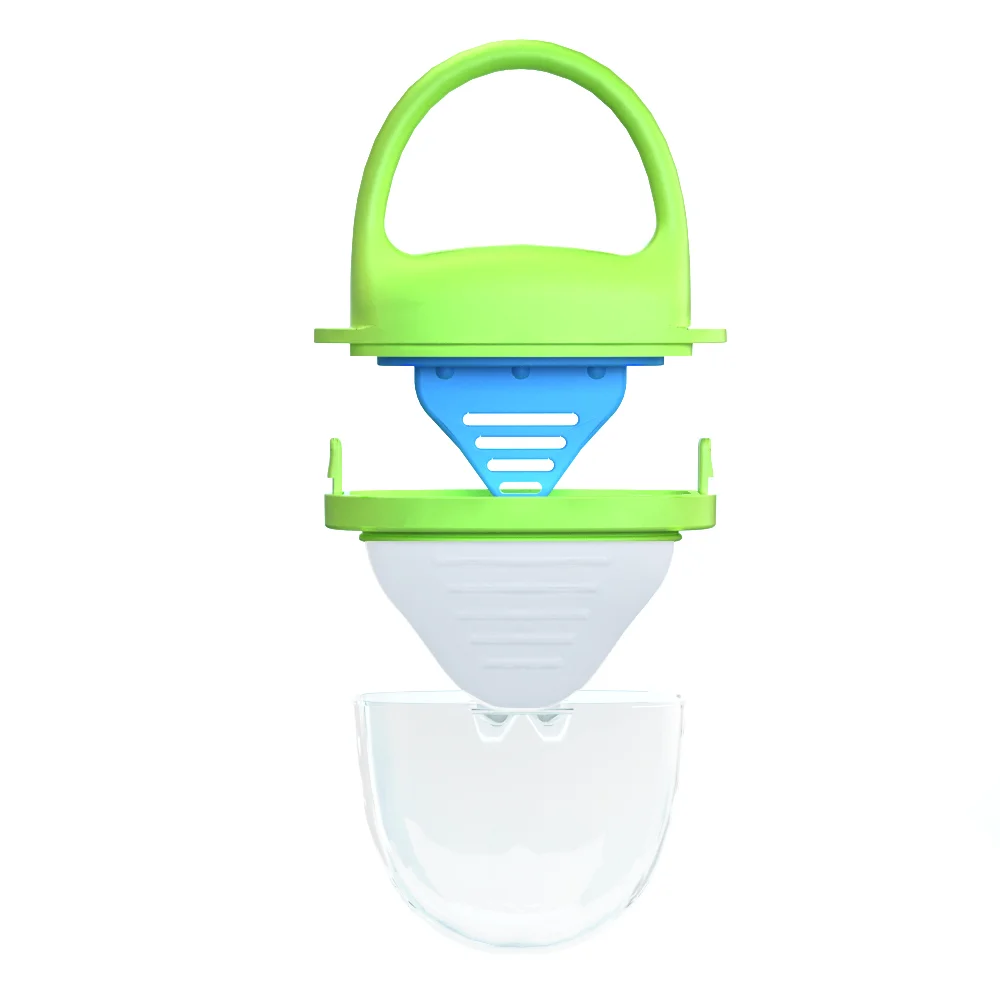 Прорезыватель для зубов, игрушка для детей, легкая захват, Замороженные Свежие фрукты, Вегетарианская пюре, силиконовая кормушка, наполнение грудным молоком водой, замороженный гель для зубов