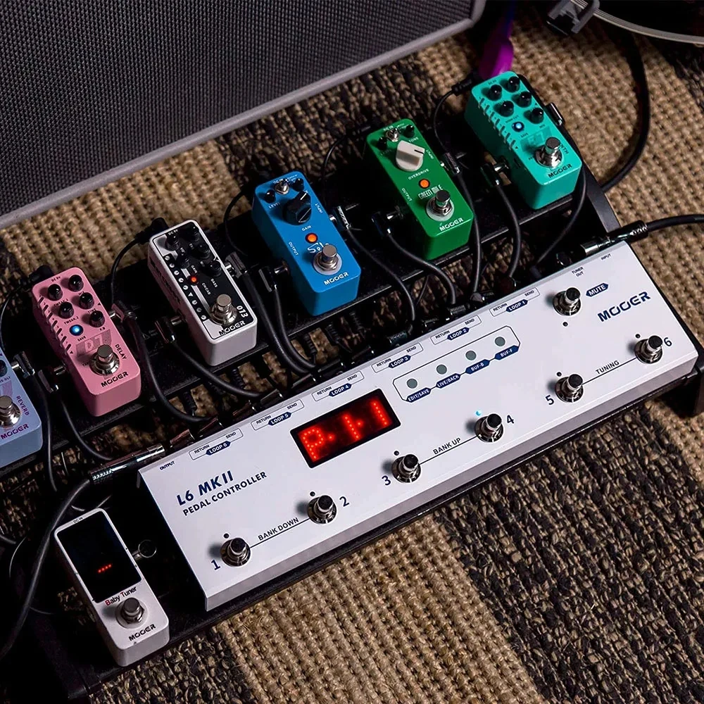 Mooer PCL6 MKII Pedal Controller - Programmable Loopswitcher