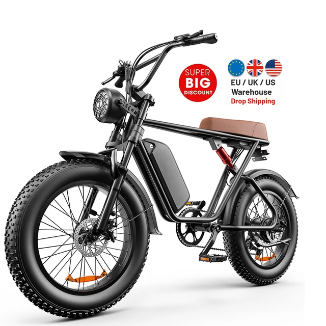 Free shipping 48v 20ah 960Wh dual suspension 20inch1000w fat tire electric bike eu warehouse
