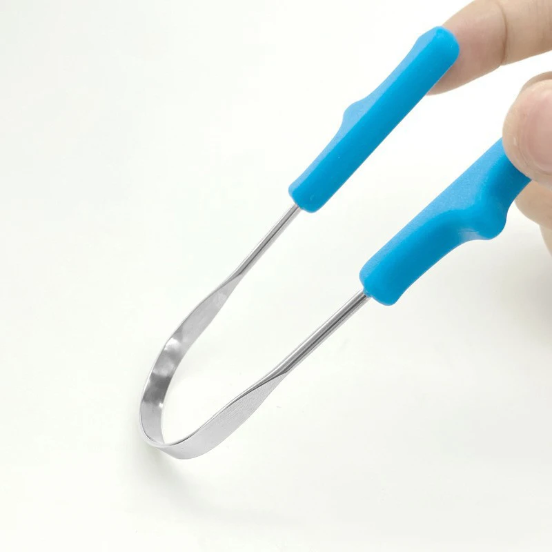 Wholesale High Quality Stainless Steel 304 U Type Tongue Scraper Tongue Cleaning Oral Tool